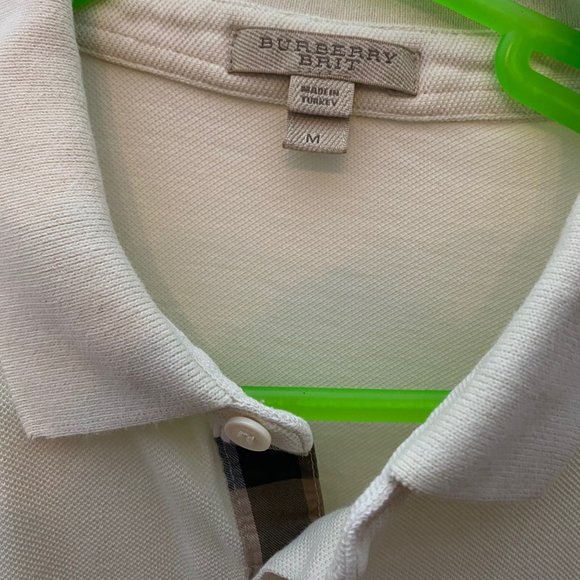 Burberry Brit Mens Polo Shirt Knit Size M - Picture 4 of 6